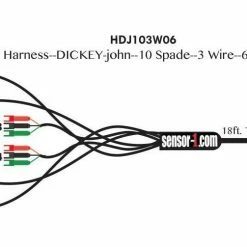Sensor-1 6 Row Planter Harness - HDJ103W06 - General Farm Supplies