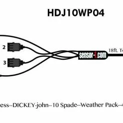Sensor-1 4 Row Planter Harness - HDJ10WP04 - General Farm Supplies