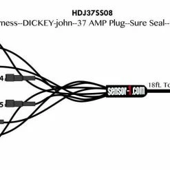 Sensor-1 8 Row Planter Harness - HDJ37SS08 - General Farm Supplies