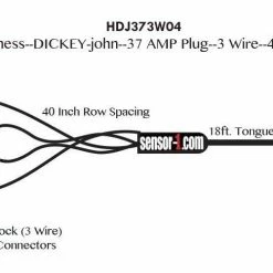 Sensor-1 4 Row Planter Harness - HDJ373W04 - General Farm Supplies