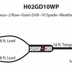 Sensor-1 2 Row Grain Drill Harness - H02GD10WP-1B - General Farm Supplies