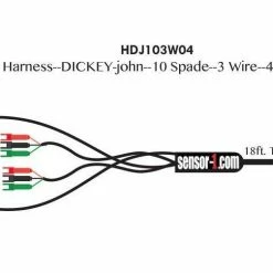 Sensor-1 4 Row Planter Harness - HDJ103W04 - General Farm Supplies